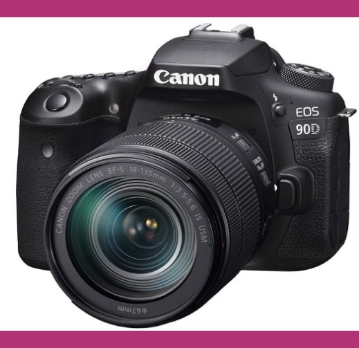 Canon DSLR Camera [EOS 90D] with 18-135 is USM Lens, Built-in Wi-Fi, Bluetooth, DIGIC 8 Image Processor, 4K Video, Dual Pixel CMOS AF, and 3.0 Inch Vari-Angle Touch LCD Screen, Black