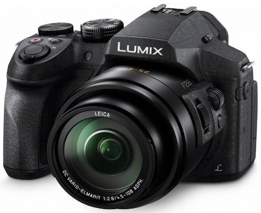 Panasonic LUMIX FZ300 Long Zoom Digital Camera Features 12.1 Megapixel, 1/2.3-Inch Sensor, 4K Video, WiFi, Splash & Dustproof Camera Body, LEICA DC 24X F2.8 Zoom Lens - DMC-FZ300K - (Black) USA