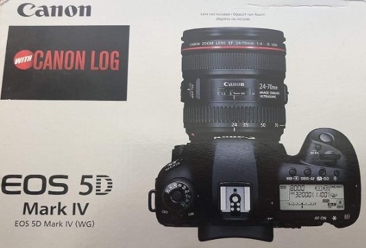 Canon EOS 5D Mark IV DSLR Body with Canon Log