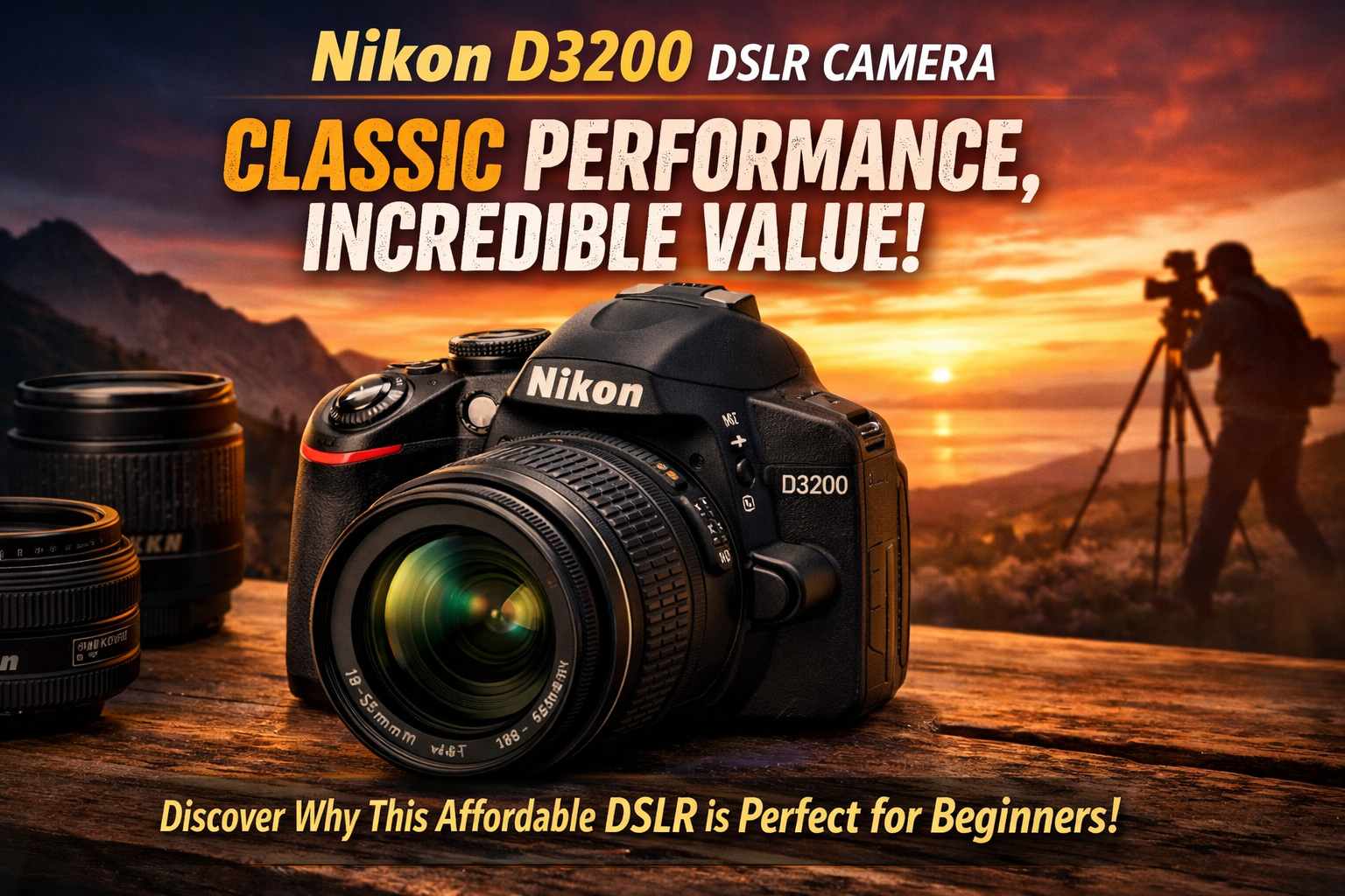 Nikon D3200 DSLR Camera