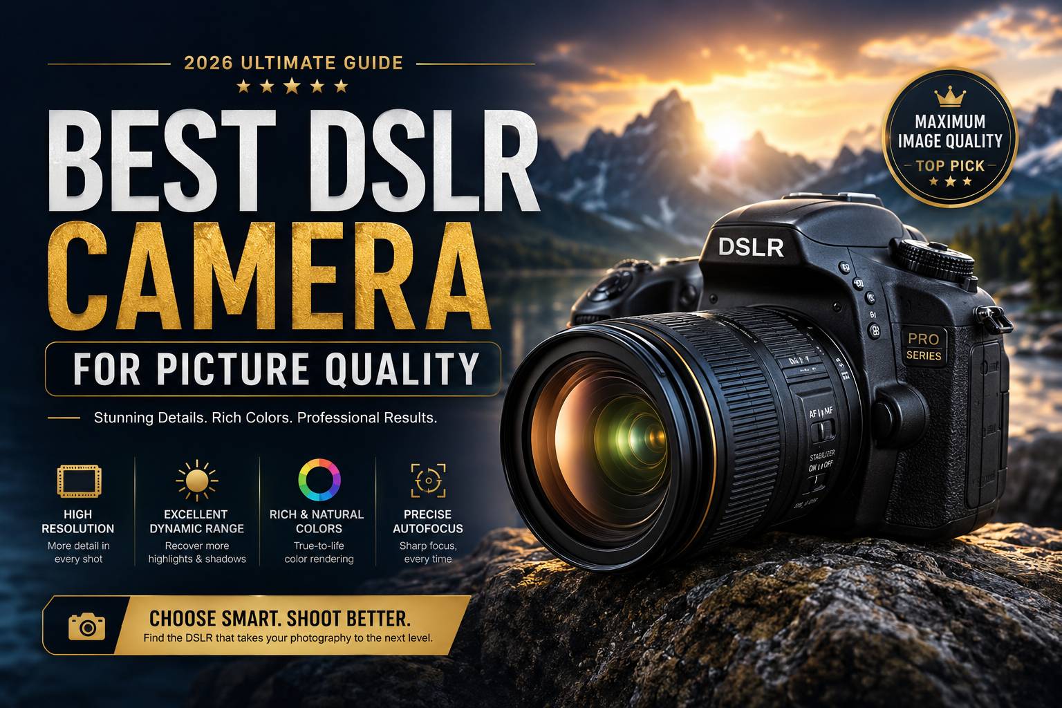 Best DSLR Camera For Picture Quality